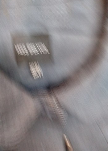 Gri Nakışlı Kadın Keten Blazer - Görsel 5