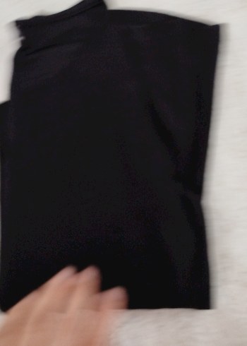 Siyah V Yaka Kadın Bluz - Görsel 6