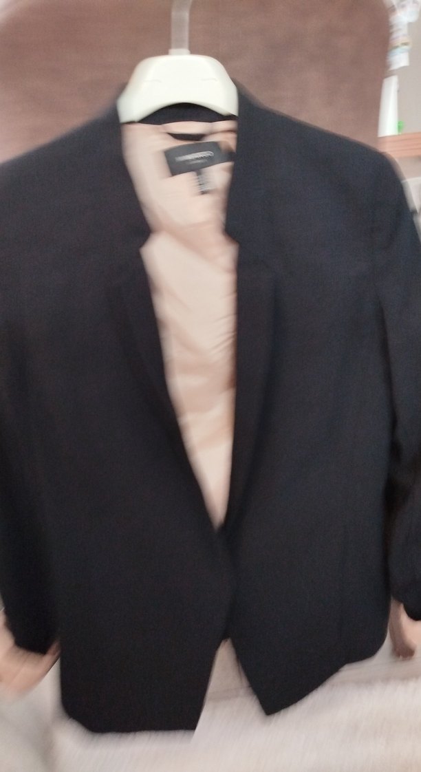 Siyah Düğmeli Kadın Ofis Blazeri - Görsel 3