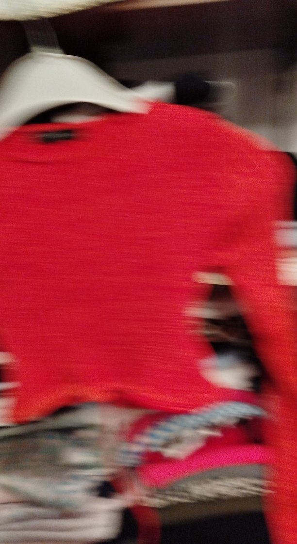 Kırmızı Uzun Kollu Triko Elbise - Görsel 3