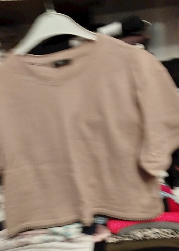 Kız Çocuk Bej Pamuklu Salaş Tişört - Görsel 3