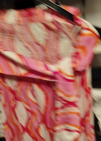 Renkli Bağlama Desenli Uzun Bohem Elbise - Görsel 7