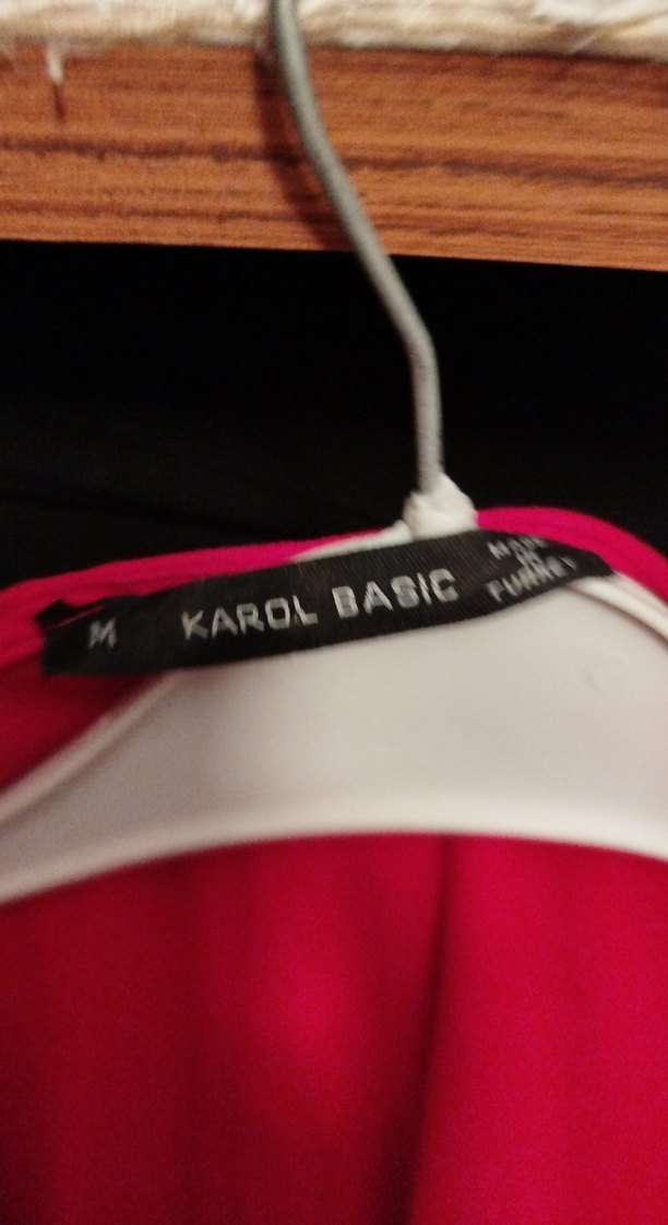 Kırmızı V Yakalı Tunik - Görsel 3