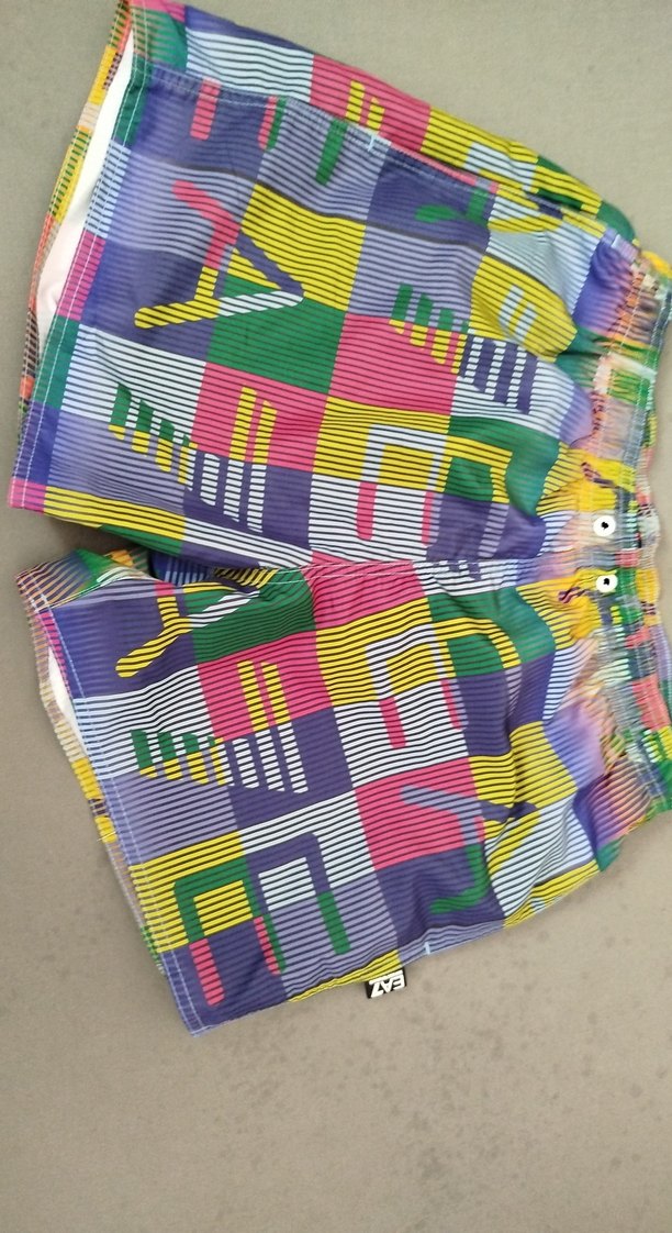 Renkli Pilili Erkek Mini Mayo - Görsel 4