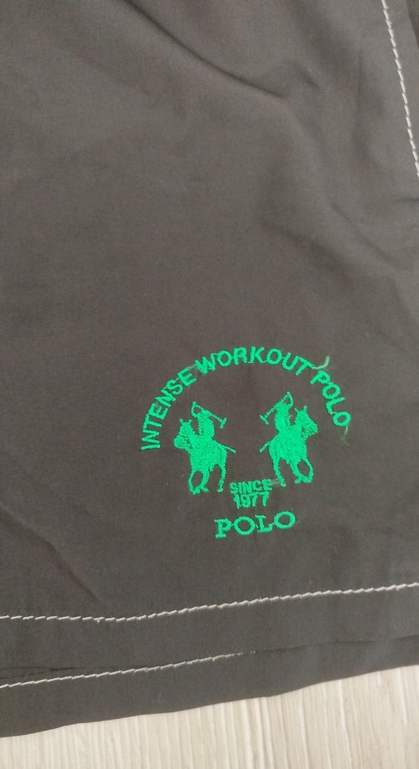 Fermuarlı Siyah Mini Erkek Deniz Şortu - Görsel 4