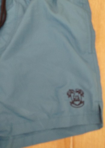 Erkek Mavi Mini Yüzme Şortu - Görsel 2