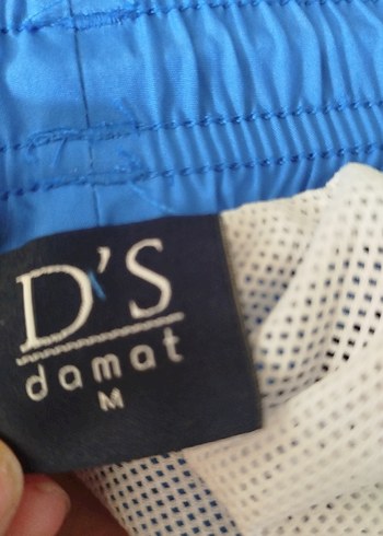 Erkek Mavi Mini Yüzme Şortu - Görsel 8