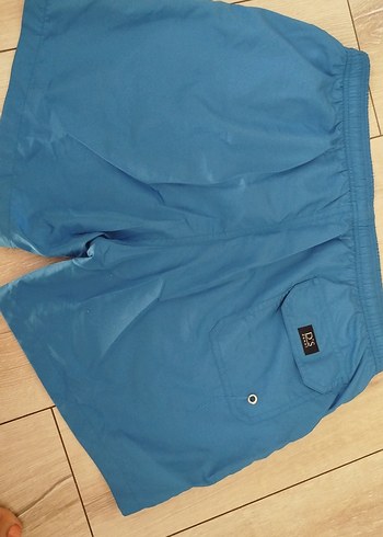 Erkek Mavi Mini Yüzme Şortu - Görsel 6