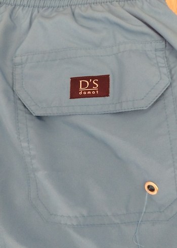 Erkek Mavi Mini Yüzme Şortu - Görsel 7