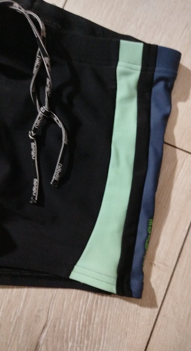 Erkek Siyah Deniz Şortu, - Görsel 4