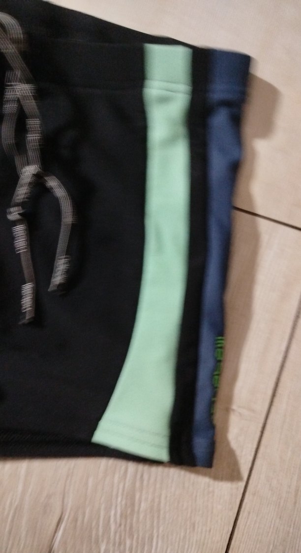 Erkek Siyah Deniz Şortu, - Görsel 5