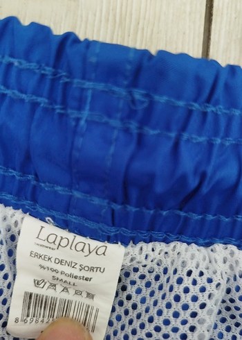 Erkek Mavi Mini Yüzme Şortu - Görsel 4