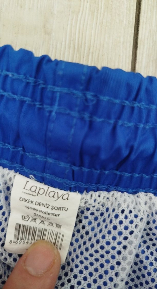 Erkek Mavi Mini Yüzme Şortu - Görsel 4