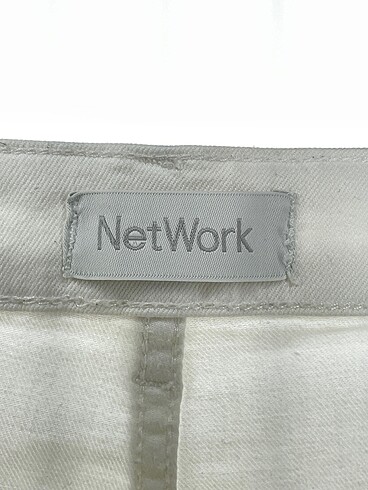 28 Beden beyaz Renk Network Jean / Kot %70 İndirimli.