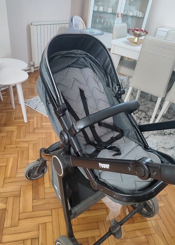 15-36 kg Beden gri Renk Gri Bebek Arabası