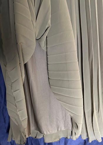 Kadın Sarı Uzun Piliseli Etek - Görsel 3