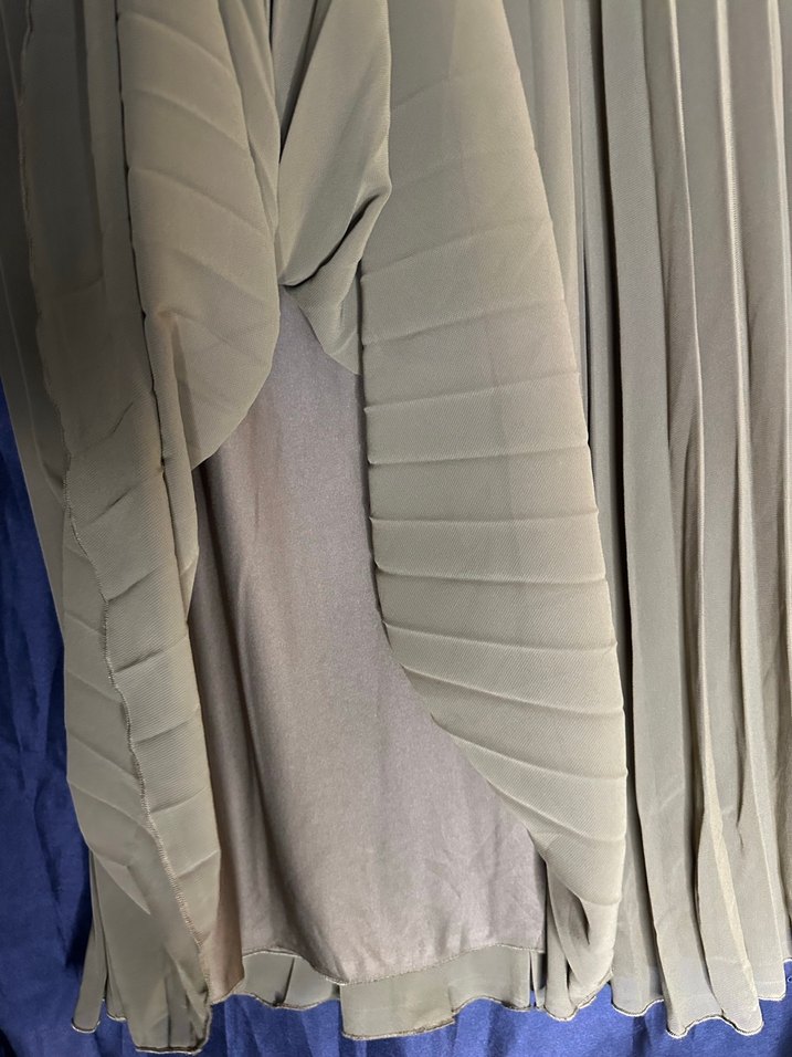 Kadın Sarı Uzun Piliseli Etek - Görsel 3