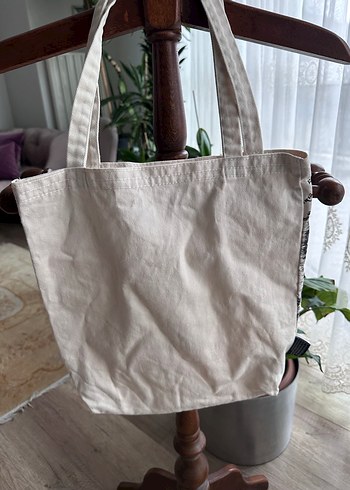 Bej Baskılı Çanta - Görsel 2