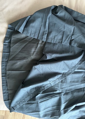 Gri Pilili Midi Kadın Etek - Görsel 7