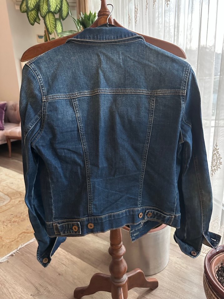 Mavi Kadın Denim Ceket, Düğmeli, Regular Fit - Görsel 2