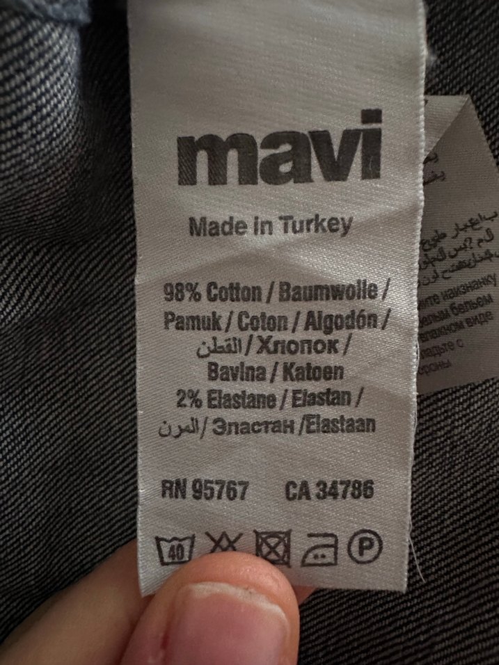 Mavi Kadın Denim Ceket, Düğmeli, Regular Fit - Görsel 4