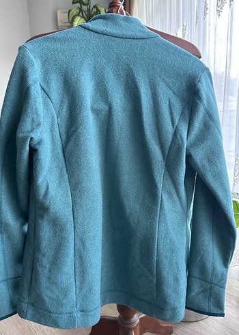 Mavi Fermuarlı Polar Ceket - Görsel 2