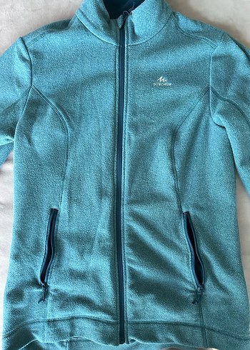 Mavi Fermuarlı Polar Ceket - Görsel 5