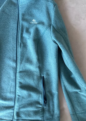 Mavi Fermuarlı Polar Ceket - Görsel 4