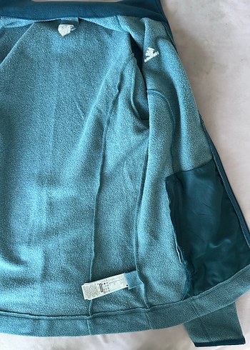 Mavi Fermuarlı Polar Ceket - Görsel 3