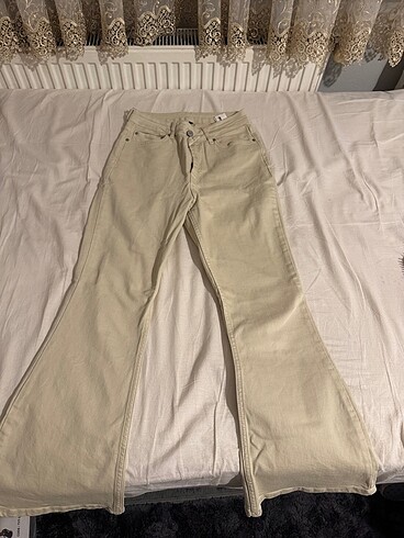 Trendyol ispanyol paça pantolon
