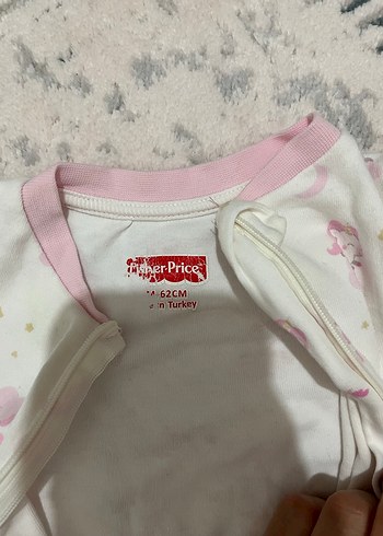 Kız Bebek Fermuarlı Pembe Tulum - Görsel 2