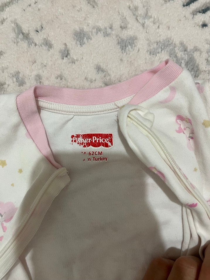 Kız Bebek Fermuarlı Pembe Tulum - Görsel 2