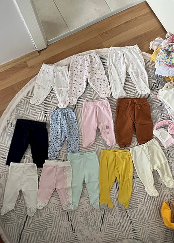 Dantel Detaylı Pembe Bebek Takımı - Görsel 2