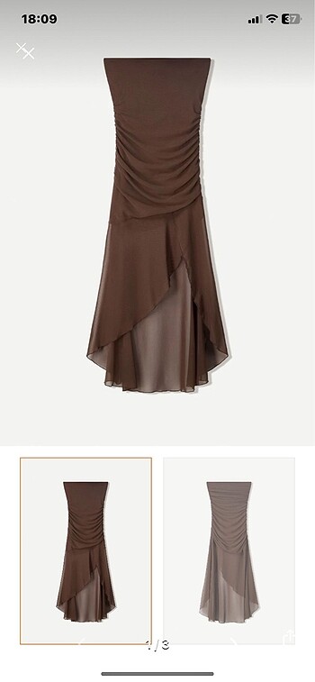 bershka midi boy elbise