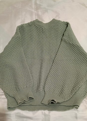 Gri Örgü Kadın Kazak - Görsel 2