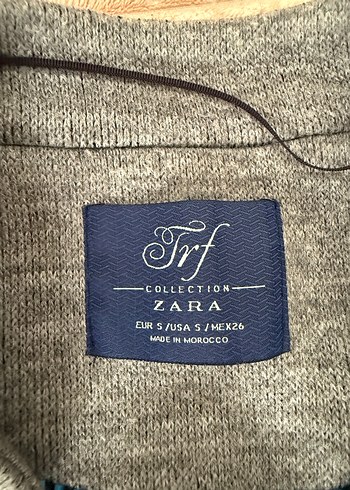 Zara Gri Triko Ceket - Görsel 2