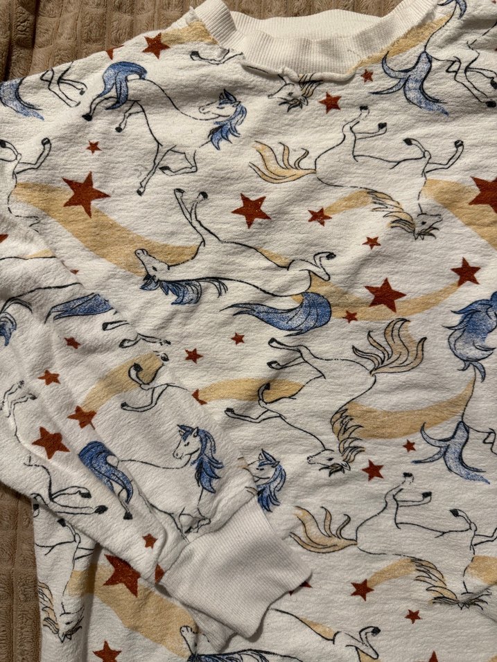 Beyaz Uzun Kollu Baskılı Sweatshirt - Görsel 2