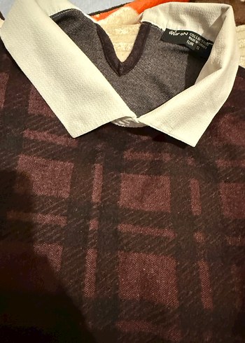 Uzun Kollu Düğmeli gömlek Bluz - Görsel 2