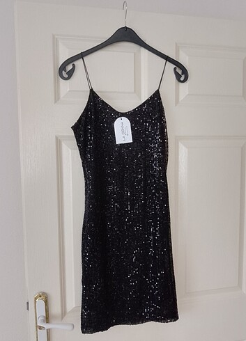 Pul payetli elbise - Görsel 2