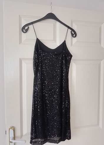 Pul payetli elbise - Görsel 3