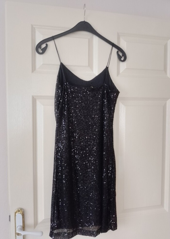 Pul payetli elbise - Görsel 3