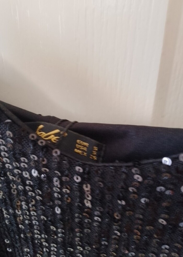 Pul payetli elbise - Görsel 4