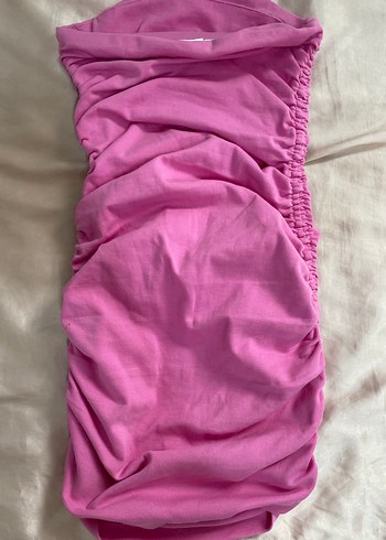 Zara pembe elbise - Görsel 2