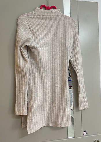 Yandan yırtmaçlı mini elbise - Görsel 4