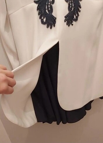 Diğer Beyaz ceket lacivert kumaş pantolon