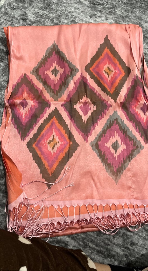 Bohem Çok Renkli Dokuma Kadın Şal - Görsel 3