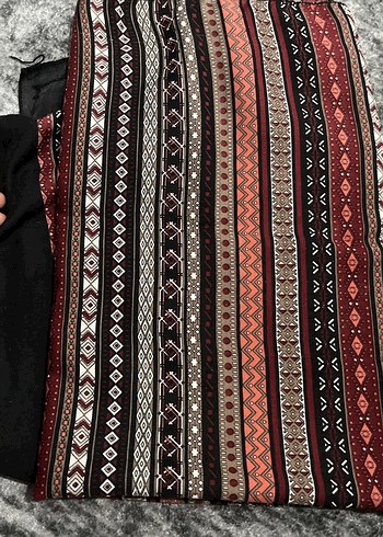 Bohem Çok Renkli Kadın Şal - Görsel 3