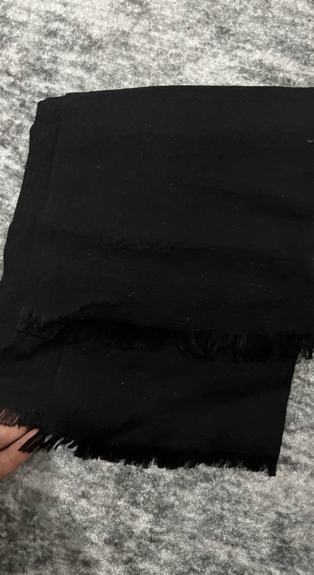 Kadın Siyah şal - Görsel 2