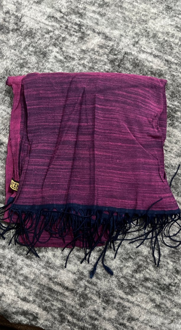 Mor Bohem Tarzı Kadın Şal - Görsel 2