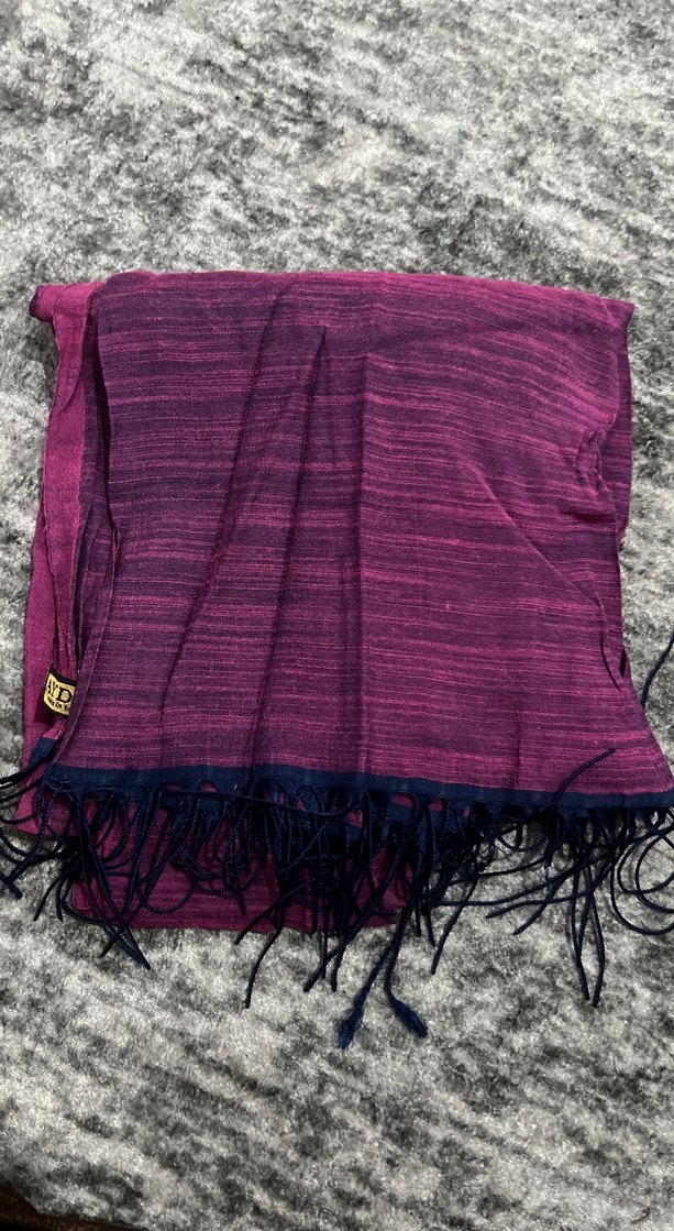 Mor Bohem Tarzı Kadın Şal - Görsel 3